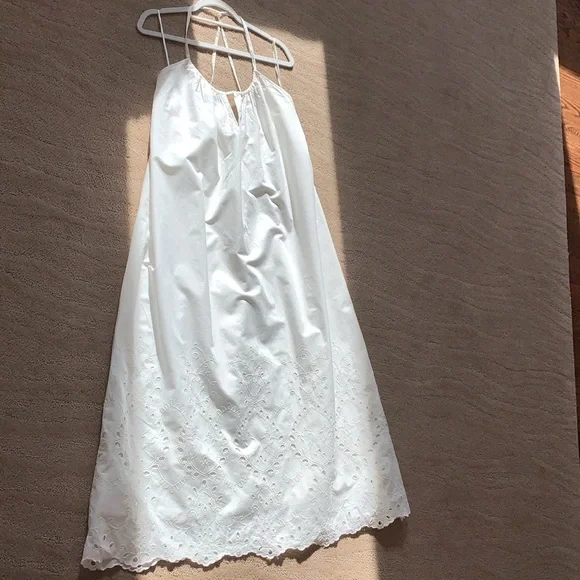 Zara Midi Dress With Lace Embroidery - Picture 10 of 16